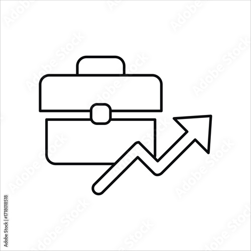 carrer icons. simple line vector