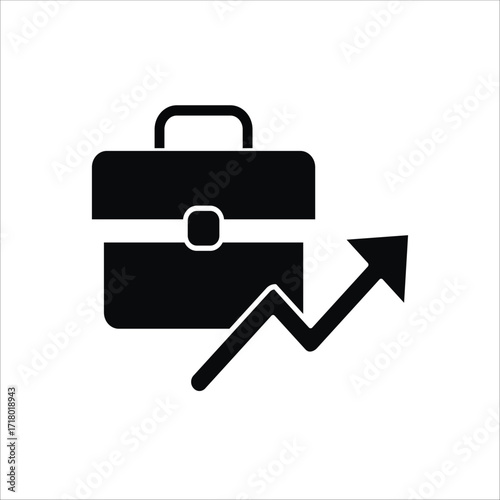 carrer icons. simple solid vector
