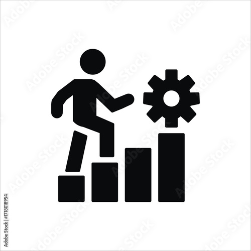 development icons. simple solid vector