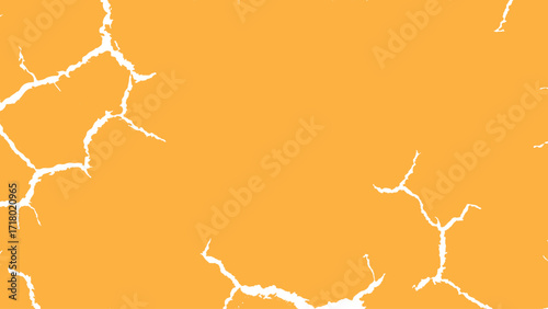 Ground Cracks and Sketch Crack Texture with Dry Soil Fractures, Transparent Cracked Terrain and Earthquake Surface Breaks Isolated on White Background, Old Dry Cracking Soil Vector Texture for Abstrac