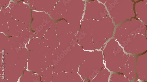 Texture of Old Wall with Black and White Vintage Cracked Concrete Scribble Effect, Distressed Old Wall Background Crack Vector, Grunge Fractured Texture and Ground Surface Pattern for Abstract Design 