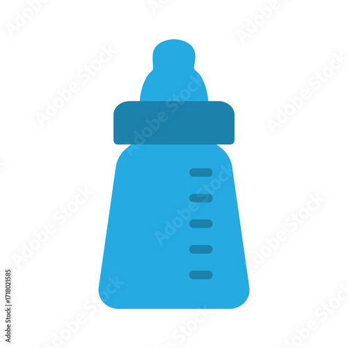 Milk bottle icon design template