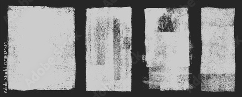 Ink roller textures, grunge stamp texture, dust overlay dirty backgrounds with rough edges, letterpress grain texture