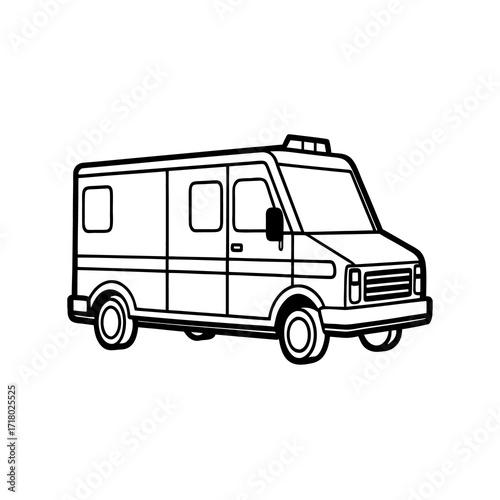 Wallpaper Mural Vector red fire truck illustration on white background for emergency rescue vehicle transportation and aid service Torontodigital.ca