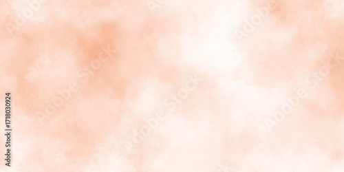 abstract Soft peach and orange watercolor wash background texture, vibrant orange watercolor wash texture background, geometric rumpled triangular low poly style graphic background.