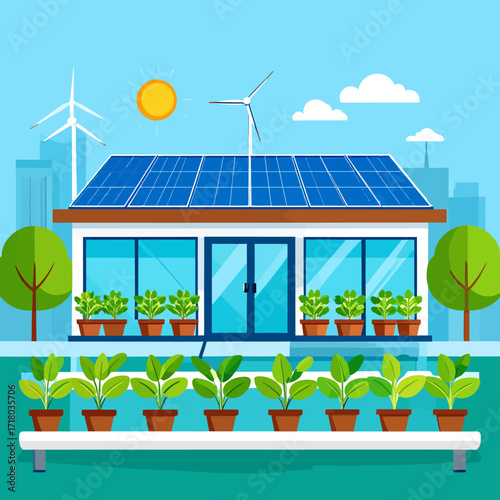 Sustainable living with renewable energy and urban agriculture