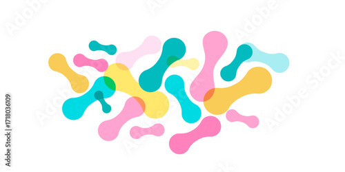 Probiotics bacteria logo. Simple flat style trend modern logotype graphic design isolated on white background. 