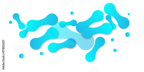 Probiotics bacteria logo. Simple flat style trend modern logotype graphic design isolated on white background. 