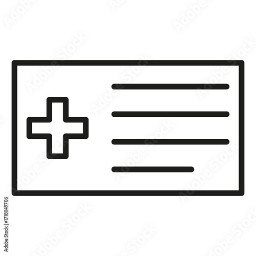 health card vector icon