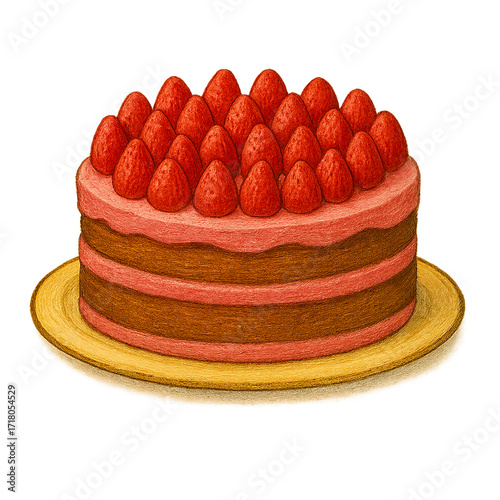 strawberry cake 딸기케이크