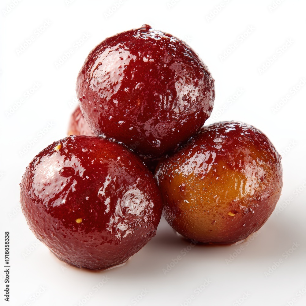 Obraz premium Pile of Gulab Jamun, Traditional Indian Sweets