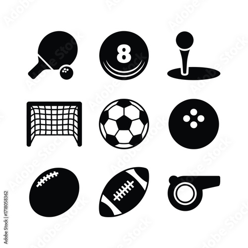 Sports icon set