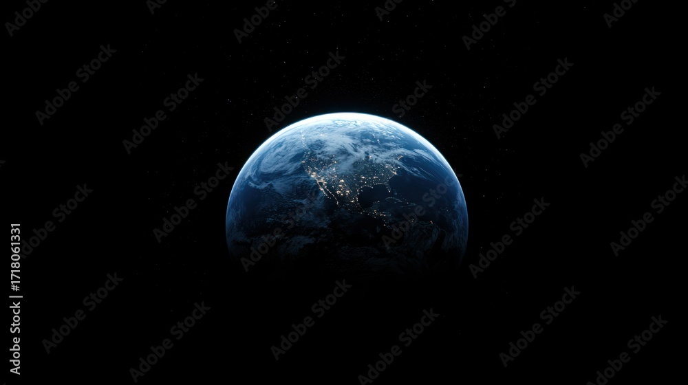 Fototapeta premium Earth planet space view
