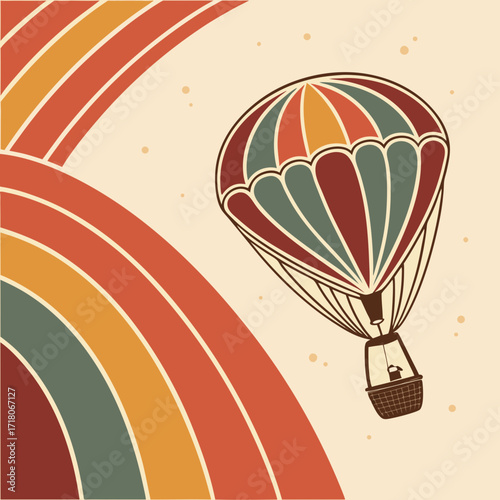 Layers of bold colors blend seamlessly in a gradient design, creating dynamic curves across the background. The textured appearance adds depth and interest to the visual composition.