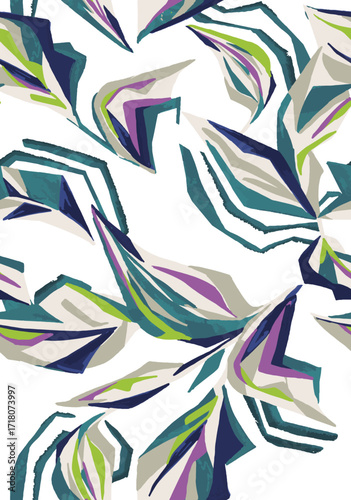 Classic Popular Flower Seamless pattern background - For easy making seamless pattern use it for filling any contours