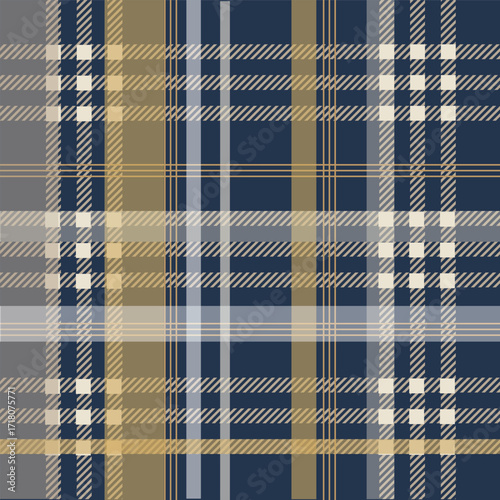 Classic Tartan colored cage. Plaid seamless pattern. Abstract texture. Fashion checkered background. Vector graphics printing on fabric, shirt, textile, curtain and tablecloth