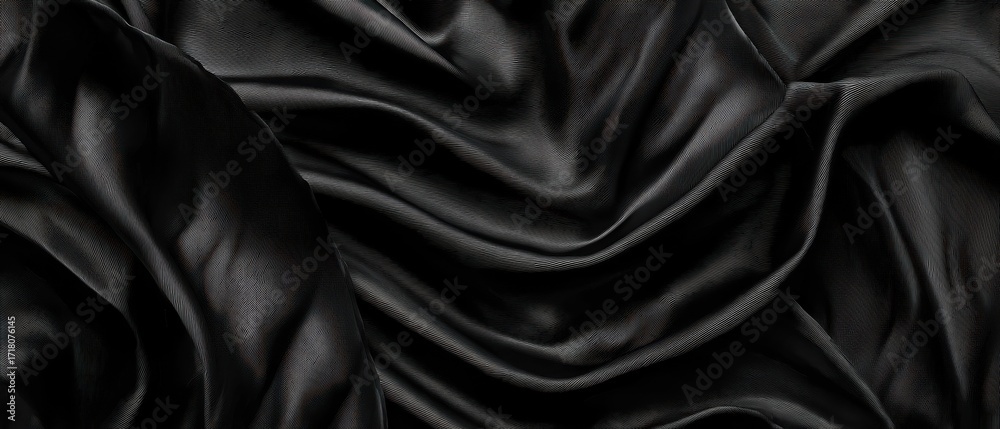 Fototapeta premium Minimalist black leaf background for organic, natural, and wellness-related visual content