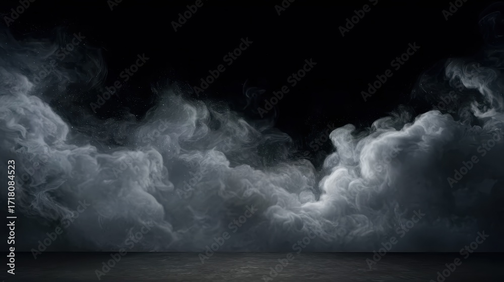 Fototapeta premium Floating particles and smoke textures for digital art, great for promotions, media, and atmospheric designs