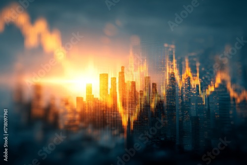 Double exposure: urban expansion highlighted by digital growth. Growth strategy. Navigating rising costs: building a robust financial roadmap in construction. Infrastructure growth.