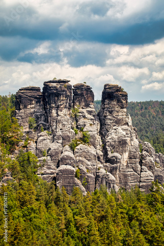 Saxon Switzerland, famous rock formation