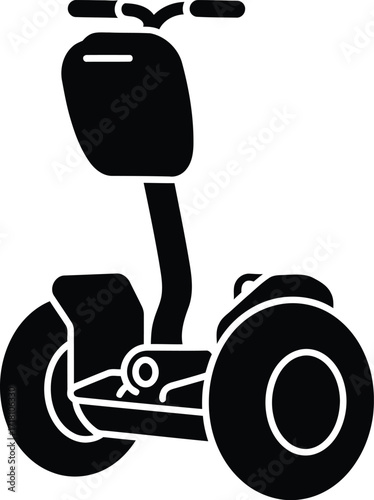 Scalable vector illustration of a personal electric scooter icon for eps download