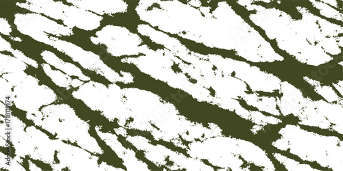 Vector art illustration of old dirty vintage tree bark texture on a grunge paper border