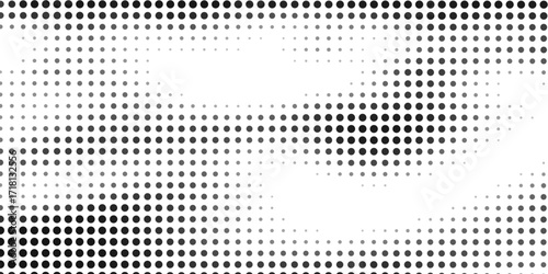 Black halftone gradient dot patterns background.vector eps 10