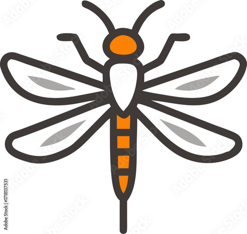 Fish in pond, Dog in garden, Frog on leaf, Chicken coop, Garden cat silhouette, Robin bird, Squirrel, Hedgehog, Snail, Dragonfly, Butterfly, Honeybee Ladybug, Earthworm, 