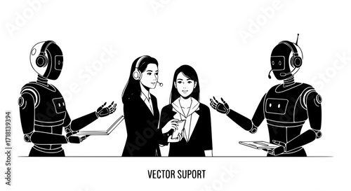 girl in a dress with headphones