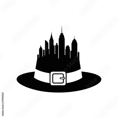 vector illustration of a hat