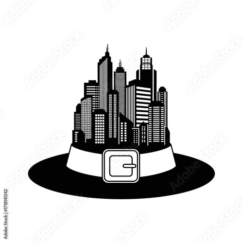 city skyline vector illustration