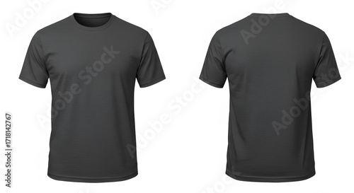 Blank gray t shirt mockup