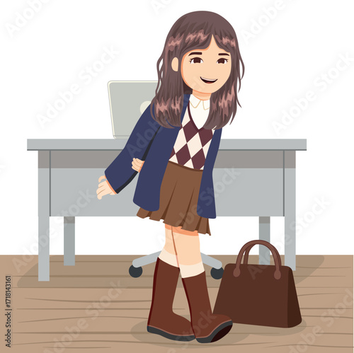 Woman Entrepreneur Character