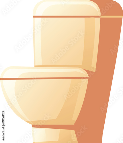 vector illustration of toilet
