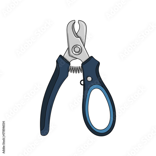 Professional dog nail clippers with safety guard for easy and precise trimming.