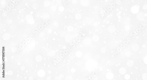 Abstract white bokeh isolated on transparent background effect