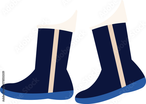 vector illustration of footwear