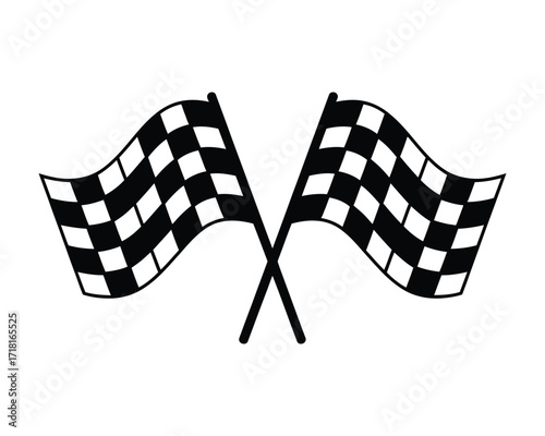 Checkered Flags Racing A Dynamic Illustration of Victory, Competition, and the Thrill of Motorsport