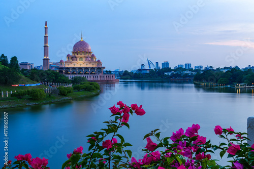 Photography Putrajaya Pink Mouse taken during sunset.