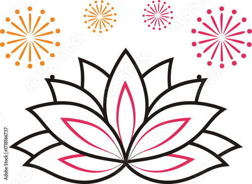 Diwali Wishes Illustration. Happy Diwali Greeting Clipart. Diwali Festival Wishes Design. Colorful Diwali Greeting Illustration. Minimalist Diwali Wishes Clipart. Diwali Celebration Greeting Design