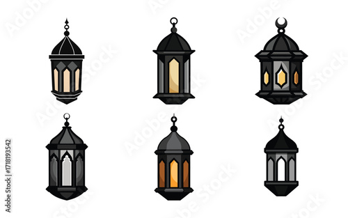Ramadan lanterns Islamic design hanging lights