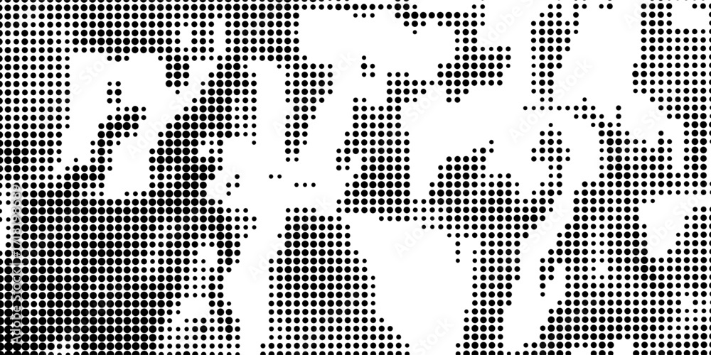 Fototapeta premium Faded Halftone Pattern for Prints. Abstract Gradient Background. Black Geometric Effect.vector eps 10