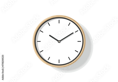 Simple Minimalist Wall Clock Design.