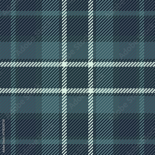 1970s pattern textile tartan, majestic check seamless fabric. Awesome texture background plaid vector in pastel and dark colors.