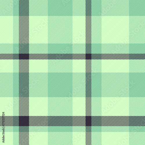 Minty plaid background. A classic tartan design with woven fabric texture. Ideal for textile prints, backgrounds, and creating a cozy, traditional feel.