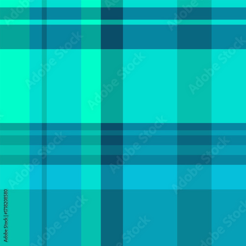 A turquoise plaid pattern provides a cool, calming backdrop. Ideal for textiles, graphic design, or adding a splash of color to any project. Fresh and vibrant.