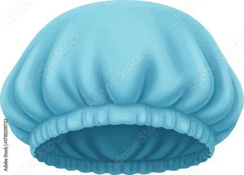 Cartoon 3D blue disposable surgical cap