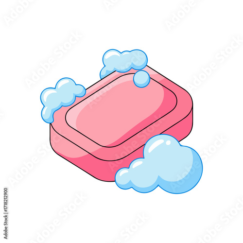 scrub sponge dish washing tool vector