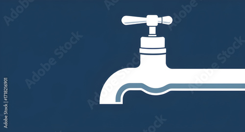 cartoon plumbing icon, water saving icon, water drop icon, cartoon faucet with drop, leaky tap cartoon, water tap symbol, faucet with water drop vector, cartoon tap isolated, water drop falling icon, 