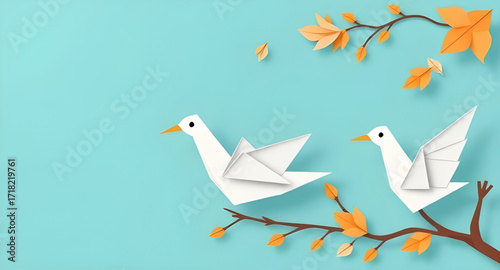origami, bird, paper, folded, folding, art, craft, papercraft, handmade, creative, geometric, shape, polygon, minimal, simple, clean, modern, abstract, design, illustration, vector, flat, graphic, ico